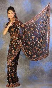 Georgette Wedding Saree