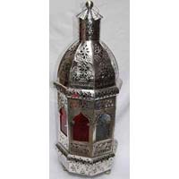 Moroccan Stainless Steel Lantern