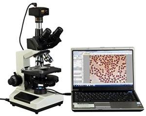 TRINOCULAR MICROSCOPE WITH CCTV ATTACHMENT