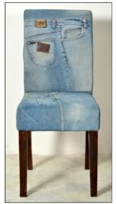 denim chairs