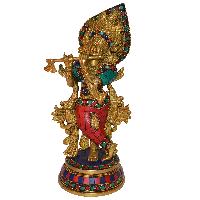 lord brass hanuman statue