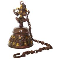 Temple Bell with Lord Ganesh by Aakrati