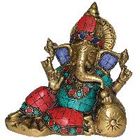 brass ganpati statue
