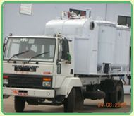 mobile steam distillation unit