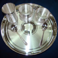 Silver Thali Set