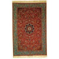 Kashmir Silk Carpets- Item Code - Ai-ksc-04