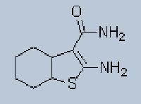 2-Amino-3-carboxamido-4,5,6,7-tetrahydro benzo[b]thiophene