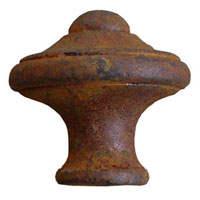 Rust Finish Knob