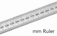 Elegant series plastic ruler