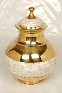 Brass Cremation Urn (AF 2573)