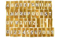 brass alphabet