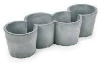 cement flower pots