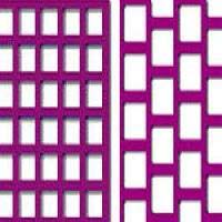 perforated square sheet