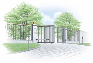 automatic folding gates