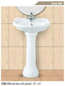 Icon Set Pedestal Wash Basin