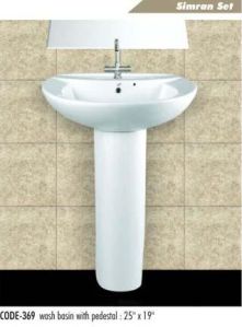 Simran Set Pedestal Wash Basin