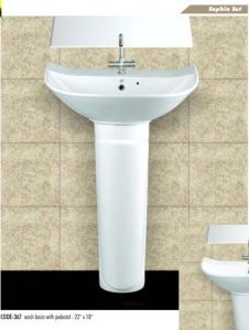 Sophia Set Pedestal Wash Basin