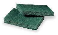 green scrubbing pad