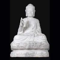 Teaching Buddha on Lotus Base Statue