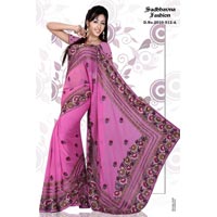 Faux Georgette Saree (2010-512-A)