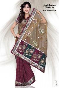 Faux Georgette Saree (2010-645-A)