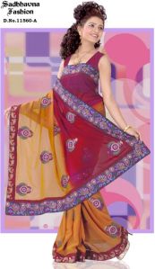 Pedding Georgette Sarees