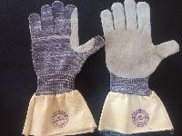 PGI/1202/CL Seamless Knitted With Leather Pam Hand Gloves