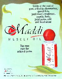 Maddi Muscle Oil (pain Relief Oil) Ayurvedic
