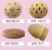 Carved Wooden Beads