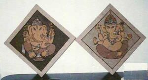 Ganesha Sand Painting