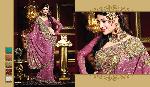 Onion Pink Indian Bridal Traditional Saree