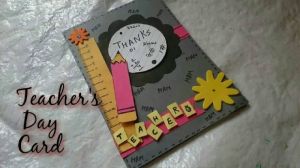 Handmade Teachers Day Greeting Cards