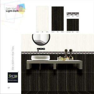 Satin Matt Light Dark Wall Tiles