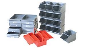 STACKABLE STORAGE BIN / TOOL BOX