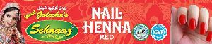 Red Nail Henna