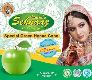 Special Green Henna Cones