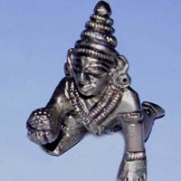 Brass Krishna Ganesh Statue