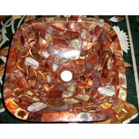 semi precious wash basin