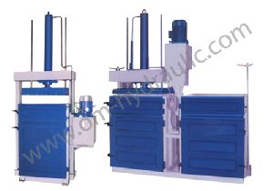 HYDRAULIC BALING PRESS FOR COTTON WASTE FIBERS