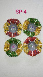 Decorative Sunflower Diya Set