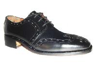 Mens Black Leather Shoes : MBLS-03