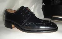 Mens Black Leather Shoes : MBLS-06
