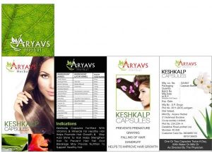 Aryavs Herbal Keshkalp Capsules