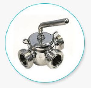 Three Way Plug Valve Without Union