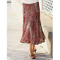 Georgette Ladies Skirts