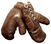 leather boxing glove