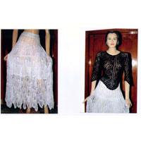 Handmade Crochet Lace Garments, Crochet Fabric