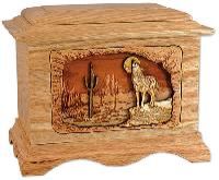 wooden cremation urns