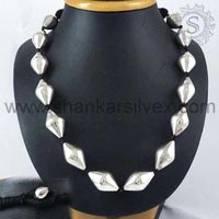 Sterling Silver Necklaces NKPS1051-1