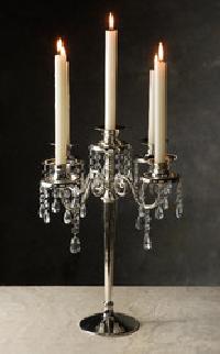 Silver 5 Light Candelabra